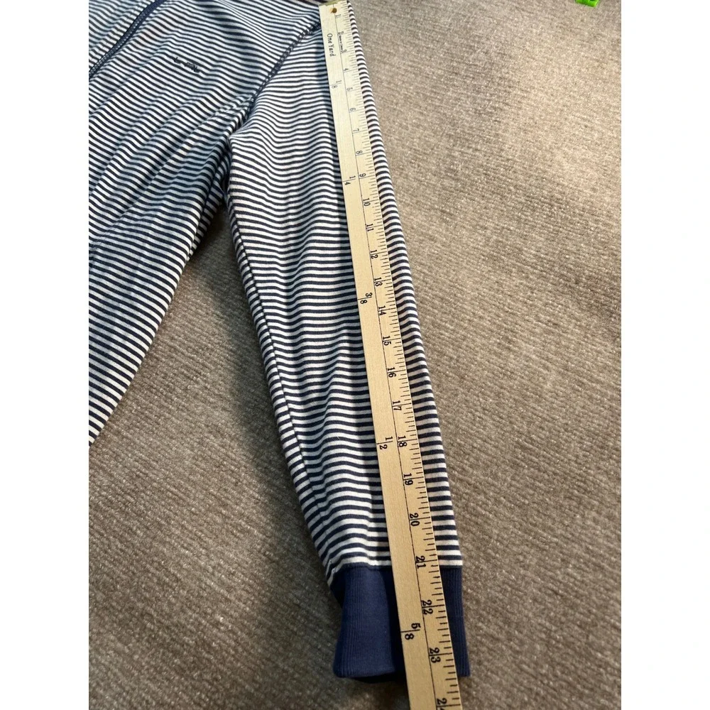 Lauren‎ Ralph Lauren Active Navy White Striped Zip Up Track Jacket Plus Size 1X
